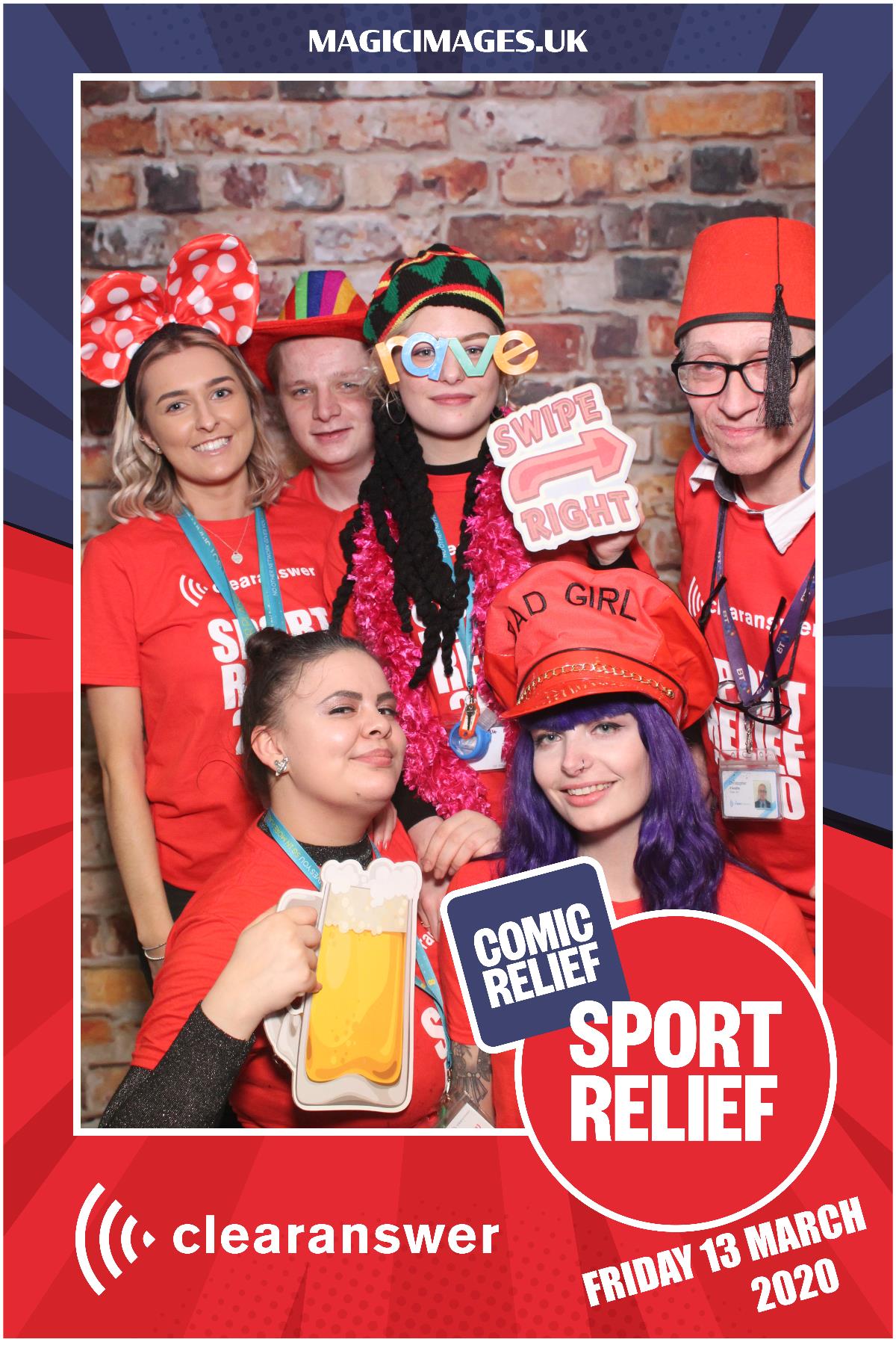 Clear Answer Sport Relief | View more photos from the event at gallery.magicimages.uk/u/MagicImages/Clear-Answer-Sport-Relief